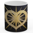 Sonja Ariel von Staden Kunstdruck Tasse / 325 ml Herzbild: Herzenergie Transformation - Kunstdruck