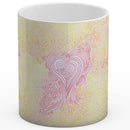 Sonja Ariel von Staden Kunstdruck Tasse / 325 ml (Variation 1) Herzbild: Herzschwingung - Kunstdruck