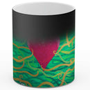 Sonja Ariel von Staden Kunstdruck Tasse / 325 ml (Thermoeffekt) Herzbild: Lebendiges Herz-Chakra - Kunstdruck