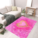 Sonja Ariel von Staden Kunstdruck Teppich / 70x50 cm Herzbild: Liebe ist alles rosa - Kunstdruck