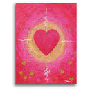 Sonja Ariel von Staden Kunstdruck Leinwand / 40x30 cm Herzbild: LiebesSegen - Kunstdruck