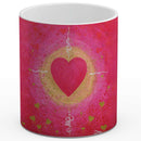 Sonja Ariel von Staden Kunstdruck Tasse / 325 ml Herzbild: LiebesSegen - Kunstdruck