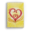 Sonja Ariel von Staden Kunstdruck Leinwand / 30x20 cm Herzbild: Liebevoller Schutz - Kunstdruck