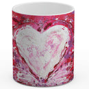 Sonja Ariel von Staden Kunstdruck Tasse / 325 ml Herzbild: Power Liebe I - Kunstdruck