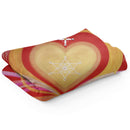 Sonja Ariel von Staden Kunstdruck Decke / 150x100 cm Herzbild: SchöpfungsLicht Macht des Herzens - Kunstdruck