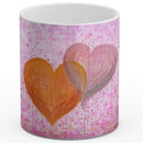 Sonja Ariel von Staden Kunstdruck Tasse / 325 ml Herzbild: Seelen Liebe - Kunstdruck