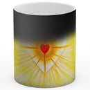 Sonja Ariel von Staden Kunstdruck Tasse / 325 ml (Thermoeffekt) Herzbild: Sonnenherz - Kunstdruck