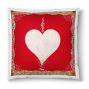 Sonja Ariel von Staden Kunstdruck Kissen / 40x40 cm Herzbild: Tiefe Herz-Transformation - Kunstdruck