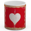 Sonja Ariel von Staden Kunstdruck Tasse / 325 ml Herzbild: Tiefe Herz-Transformation - Kunstdruck