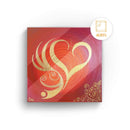 Sonja Ariel von Staden Kunstdruck Acrylglas-Bild / 20x20 cm Herzbild: Tiefe Liebe - Kunstdruck