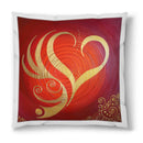 Sonja Ariel von Staden Kunstdruck Kissen / 40x40 cm Herzbild: Tiefe Liebe - Kunstdruck