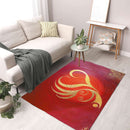 Sonja Ariel von Staden Kunstdruck Teppich / 140x90 cm Herzbild: Tiefe Liebe - Kunstdruck