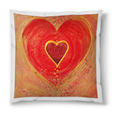 Sonja Ariel von Staden Kunstdruck Kissen / 40x40 cm Herzbild: Vertrauen in die Liebe - Kunstdruck