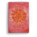 Sonja Ariel von Staden Kunstdruck Leinwand / 30x20 cm Herzbild: Wirbelnde HerzEnergie - Kunstdruck