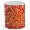 Sonja Ariel von Staden Kunstdruck Tasse / 325 ml Herzbild: Wirbelnde HerzEnergie - Kunstdruck