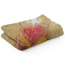 Sonja Ariel von Staden Kunstdruck Decke / 150x100 cm Herzbild: Wirbelnde Liebe - Kunstdruck