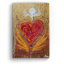 Sonja Ariel von Staden Kunstdruck Herzbild: Wirbelnde Liebe - Kunstdruck