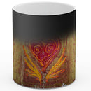 Sonja Ariel von Staden Kunstdruck Tasse / 325 ml (Thermoeffekt) Herzbild: Wirbelnde Liebe - Kunstdruck