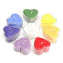 aqasha® Kerze Herzförmige Teelichter Chakra