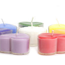 aqasha® Kerze Herzförmige Teelichter Chakra