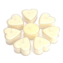aqasha® Kerze Herzförmige Teelichter Jasmin