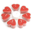 aqasha® Herzförmige Teelichter Rose"