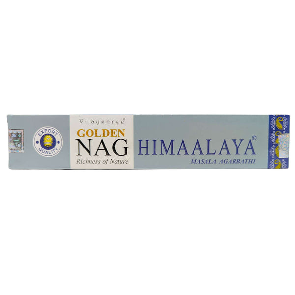 Vijayshree Golden Nag Himaalaya Räucherstäbchen, 15g, 21cm, Brenndauer 40min