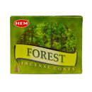 HEM Forest, Wald Räucherkegel, 10 Kegel, 3cm, Brenndauer 20min