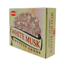 HEM White Musk, Weißer Moschus Räucherkegel, 10 Kegel, 3cm, Brenndauer 20min