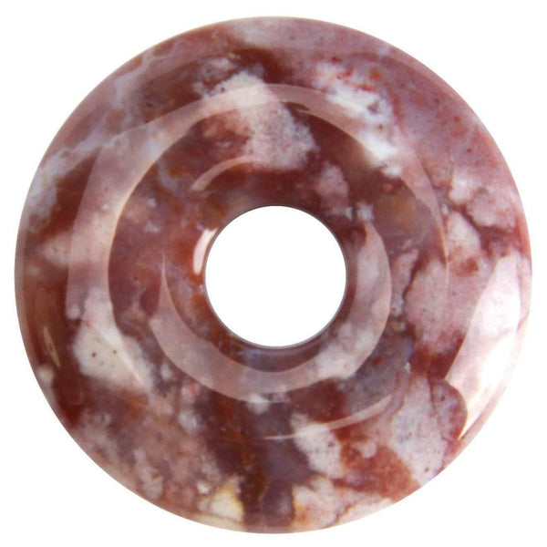 aqasha® Anhänger Jaspis - Donut für Halskette (3x3 cm)