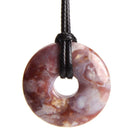 aqasha® Anhänger Jaspis - Donut für Halskette (3x3 cm)
