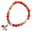 aqasha® Armband Jaspis - Mala Gebetsarmband - Kugeln (0,8 cm)