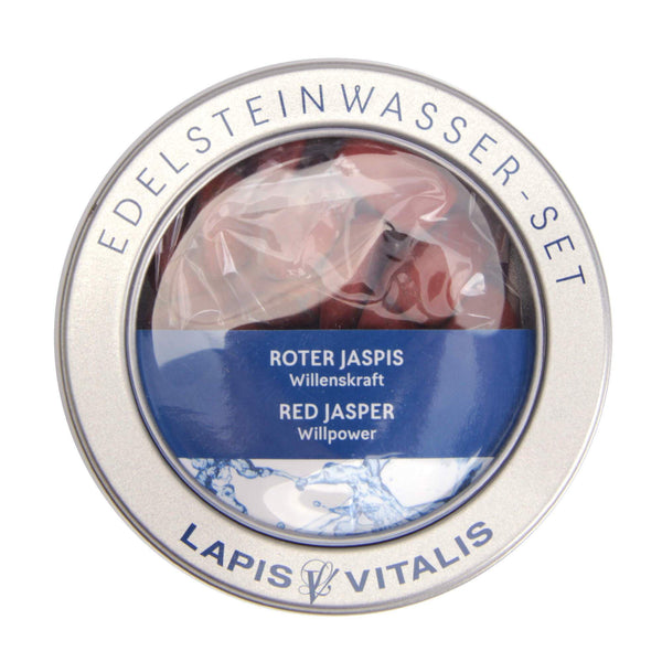 Lapis Vitalis Edelstein Jaspis - Wassersteine - Geschenkdose (100 g)