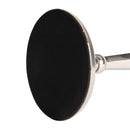 Kerzenhalter aus Metall für eine Kerze, Silber 26 cm