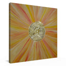 Jasmine Zaunschirm Kunstdruck Leinwand / 20x20 cm Kraft der Sonne - Kunstdruck