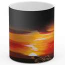 Sonja Ariel von Staden Kunstdruck Tasse / 325 ml (Thermoeffekt) Kraftbild: Abendfeuer - Kunstdruck