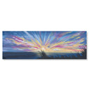 Sonja Ariel von Staden Kunstdruck Leinwand / 60x20 cm Kraftbild: Abendleuchten - Himmelbild - Kunstdruck