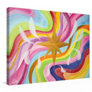 Sonja Ariel von Staden Kunstdruck Leinwand / 40x30 cm Kraftbild: Dein Schutzengel erinnert dich - Leuchte - Kunstdruck