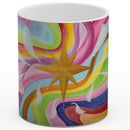 Sonja Ariel von Staden Kunstdruck Tasse / 325 ml Kraftbild: Dein Schutzengel erinnert dich - Leuchte - Kunstdruck