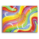 Sonja Ariel von Staden Kunstdruck Leinwand / 40x30 cm Kraftbild: Dein Schutzengel erinnert dich - Liebe - Kunstdruck