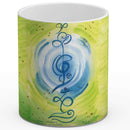 Sonja Ariel von Staden Kunstdruck Tasse / 325 ml (Variation 1) Kraftbild: Engel-HeilerBild - Frieden und Heilung - Kunstdruck