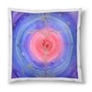 Sonja Ariel von Staden Kunstdruck Kissen / 40x40 cm Kraftbild: Engel-Heilerbild - Frieden und Liebe - Kunstdruck