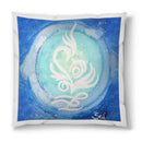 Sonja Ariel von Staden Kunstdruck Kissen / 40x40 cm Kraftbild: Engel-Heilerbild - Klarheit im Herzen - Kunstdruck