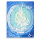 Sonja Ariel von Staden Kunstdruck Leinwand / 40x30 cm Kraftbild: Engel-Heilerbild - Klarheit im Herzen - Kunstdruck