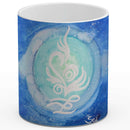 Sonja Ariel von Staden Kunstdruck Tasse / 325 ml (Variation 1) Kraftbild: Engel-Heilerbild - Klarheit im Herzen - Kunstdruck