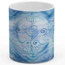 Sonja Ariel von Staden Kunstdruck Tasse / 325 ml (Variation 1) Kraftbild: Engel-HeilerBild - Klarheit und Freiheit - Kunstdruck