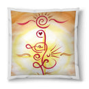 Sonja Ariel von Staden Kunstdruck Kissen / 40x40cm Kraftbild: Engel-HeilerBild - Kraft und Liebe - Kunstdruck