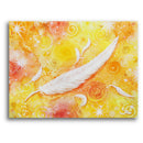 Sonja Ariel von Staden Kunstdruck Poster / 40x30 cm Kraftbild: Engelfeder der Lebenskraft - Kunstdruck