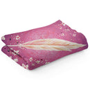 Sonja Ariel von Staden Kunstdruck Decke / 150x100 cm Kraftbild: Engelfeder der Mandelblüten - Kunstdruck