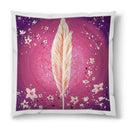 Sonja Ariel von Staden Kunstdruck Kissen / 40x40 cm Kraftbild: Engelfeder der Mandelblüten - Kunstdruck